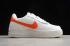 2020 WMNS Nike Air Force 1 Shadow Summit White Team Orange CQ9503 100