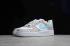 Custom Nike Air Force 1 Low White Grey Blue Shoes DD8959-111