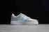 Custom Nike Air Force 1 Low White Grey Blue Shoes DD8959-111