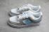Custom Nike Air Force 1 Low White Grey Blue Shoes DD8959-111