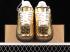 LV x Nike Air Force 1 07 Low Black Metallic Gold Brown IA9VGO