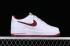 Louis Vuitton x Nike Air Force 1 07 Low White Dark Red LV1898-832