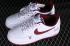 Louis Vuitton x Nike Air Force 1 07 Low White Dark Red LV1898-832