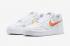 Nike Air Force 1 07 LX White Washed Teal Safety Orange FD4622-161