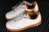 Nike Air Force 1 07 Low Orange Brown White Gold BS9055-742