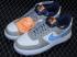 Nike Air Force 1 07 Low Orange Grey Navy Blue DG2296-021