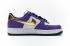 Nike Air Force 1 07 Low Purple Metallic Gold White AQ8741-609