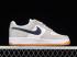 Nike Air Force 1 07 Low Suede Grey Navy Blue Gum AH0289-100