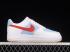 Nike Air Force 1 07 Low Supreme White Burgundy Sky Blue BS9055-826