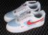 Nike Air Force 1 07 Low Supreme White Burgundy Sky Blue BS9055-826