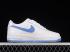 Nike Air Force 1 07 Low White Blue Metallic Gold CV5696-965