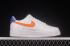 Nike Air Force 1 07 Low White Navy Blue Orange DM5441-103