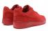 Nike Air Force 1 '07 Lv8 Gym Red Crocodile Suede Leather Shoes 718152-601