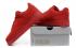 Nike Air Force 1 '07 Lv8 Gym Red Crocodile Suede Leather Shoes 718152-601