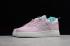 Nike Air Force 1'07 SE Premium Pink Silver Casual Shoes AH6827-100