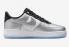 Nike Air Force 1 07 SE White Chrome Metallic Silver Black DX6764-001