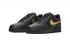 Nike Air Force 1 Black Metallic Gold Removable Swoosh Pack CT2253-001
