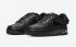 Nike Air Force 1 LV8 Ruffle GS Black White Shoes CI2302-001