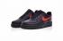 Nike Air Force 1 Low '07 LV8 Black Gym Red University Casual Shoes AA4083-011