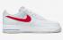 Nike Air Force 1 Low 07 Team USA Pure Platinum University Red DX2660-001