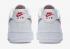 Nike Air Force 1 Low 3M Swoosh White Silver Anthracite University Red CT2296-100