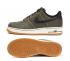 Nike Air Force 1 Low Athletic Shoes Olive Black Brown 488298-206