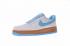 Nike Air Force 1 Low Canvas AF1 Light Bone Tour Blue Summit White AJ7282-004