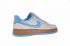 Nike Air Force 1 Low Canvas AF1 Light Bone Tour Blue Summit White AJ7282-004