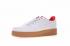 Nike Air Force 1 Low Canvas AF1 Light Grey Brown Red AJ7282-005
