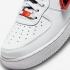 Nike Air Force 1 Low Carabiner Swoosh Red White Black DH7579-100