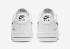 Nike Air Force 1 Low Cut Out Swoosh White Black Shoes CZ7377-100