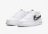 Nike Air Force 1 Low GS Cut Out Swoosh White Black DR7889-100