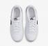 Nike Air Force 1 Low GS Cut Out Swoosh White Black DR7889-100