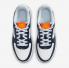 Nike Air Force 1 Low GS UV Reactive Midnight Navy Blue Tint Safety Orange FN7239-410