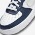 Nike Air Force 1 Low GS UV Reactive Midnight Navy Blue Tint Safety Orange FN7239-410