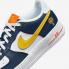 Nike Air Force 1 Low GS UV Reactive Midnight Navy Blue Tint Safety Orange FN7239-410