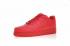 Nike Air Force 1 Low ID Triple Red Premium Leather AH6512-991