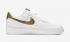 Nike Air Force 1 Low Ivory Snake White Elemental Gold Dark Hazel Black AO1635-100