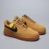 Nike Air Force 1 Low Lifestyle Shoes Wheat Brown Black