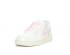 Nike Air Force 1 Low Little Kids Trainers White Pink Shoes 314220-130