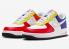 Nike Air Force 1 Low Rubiks Cube White Red Blue FN6840-657