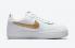 Nike Air Force 1 Low Shadow White Metallic Gold Metallic Silver DM3064-100