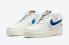 Nike Air Force 1 Low Sherpa Fleece Sail Coconut Milk Campfire Orange Racer Blue DO6680-100