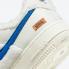 Nike Air Force 1 Low Sherpa Fleece Sail Coconut Milk Campfire Orange Racer Blue DO6680-100