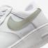 Nike Air Force 1 Low Summit White Gold Glitter Swoosh DH4407-101