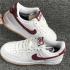 Nike Air Force 1 Low Summit White Team Red Running Shoes CK0057-101