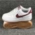 Nike Air Force 1 Low Summit White Team Red Running Shoes CK0057-101