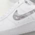 Nike Air Force 1 Low Topography Swoosh White University Red DJ4625-100