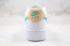 Nike Air Force 1 Low White Green Brown Running Shoes 315115-164