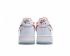 Nike Air Force 1 Low White Orange Running Shoes CJ8596-103
